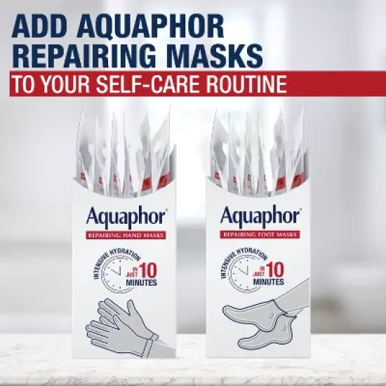 Aquaphor Advanced Therapy Repairing Hand Mask - 0.7 fl oz image {11}
