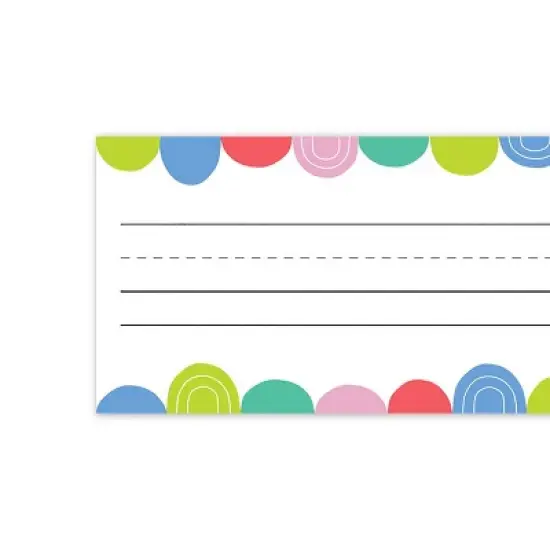 Creative Teaching Press Rainbow Drops Name Plates, 9-1/2" x 3-1/4", 36 Per Pack, 6 Packs image {2}