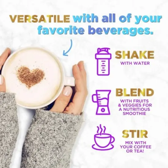 Collagen Peptides Powder Unflavored Grass Fed Collagen Powder Type I & III Collagen Supplements, Hyaluronic Acid, Biotin, 28 Servings By Hello Lovely! image {4}