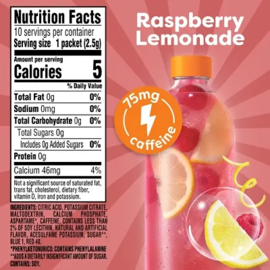 Crystal Light Raspberry Lemonade - 10ct/1.8oz image {6}