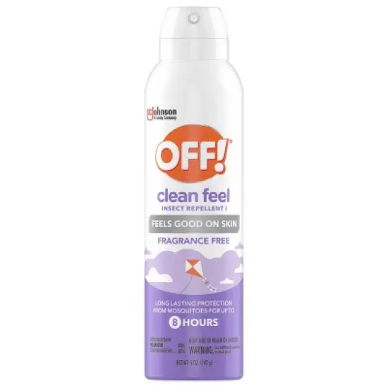 OFF! Clean Feel Mosquito Repellent Picaridin&nbsp;DEET-free Bug Spray - 5oz image {10}