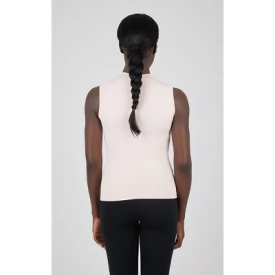 Yogalicious Womens 2 Pack Mock Neck Presley Fitted Tank Top image {2}