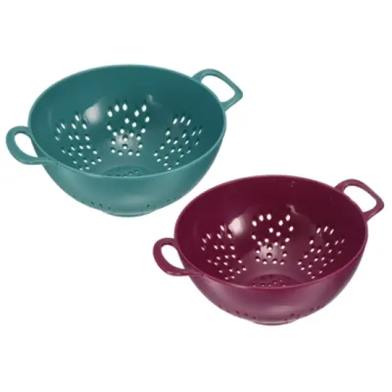 Unique Bargains Kitchen Plastic Rice Washing Drainer Basket Colander with Double Handles image {7}