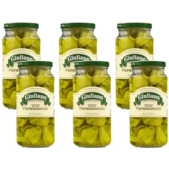 Giuliano Golden Peperoncini - 6 pack, 16 oz image {3}