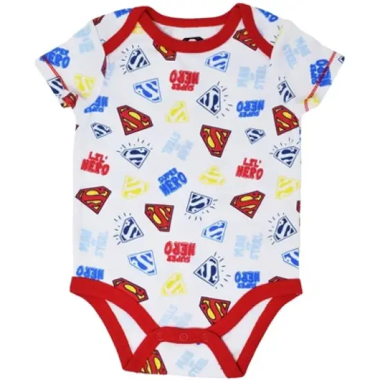 DC Comics Justice League Superman Baby Boys Short Sleeve Bodysuits & Pants  image {4}