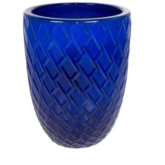 Dolonm Large 21.26 in. Ceramic Planter Pot with Drainage Hole for Garden Patio Decor image {3}