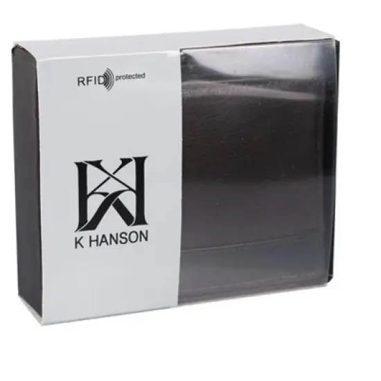 Karla Hanson Men's RFID Leather Bifold Wallet w/ Card Holder Insert image {7}