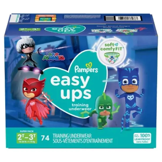 Pampers Easy Ups Boys' PJ Masks Training Underwear - (Select Size and Count) image {7}