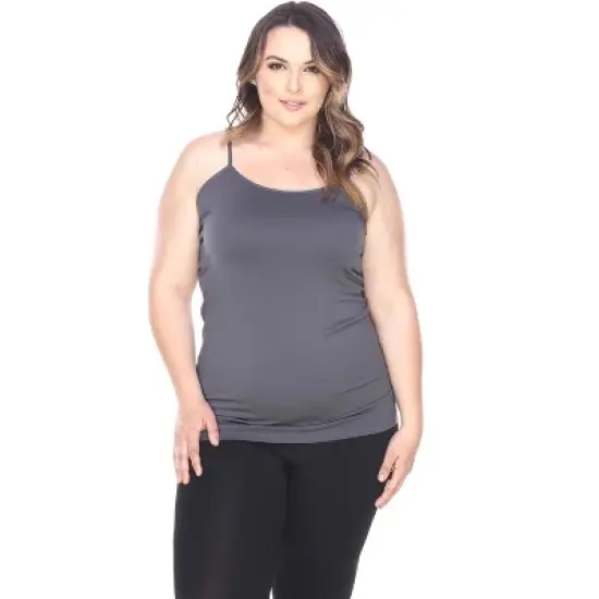 Women's Plus Size Tank Top - One Size Fits Most Plus - White Mark image {8}