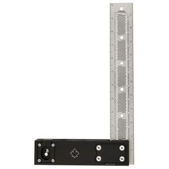 JessEm 07406 150mm Stainless Steel Precision Square Measuring Tool Ruler with Patented Flex Grip and Fade Resistant Markings - Metric image {3}