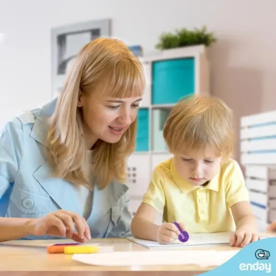 Enday Color Oval Eraser, 4 Pack image {3}