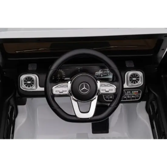 24V Licensed Mercedes-Benz G500 Kids Ride On Car, Electric SUV with 2.4G Remote, 3 - speed adjustable, USB, MP3, Bluetooth, LED image {5}
