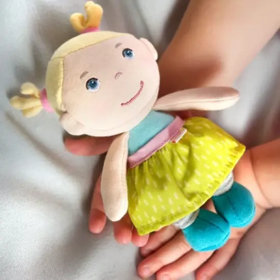 HABA Mini Soft Doll Talisa - Tiny 6" First Baby Doll from Birth and Up image {3}