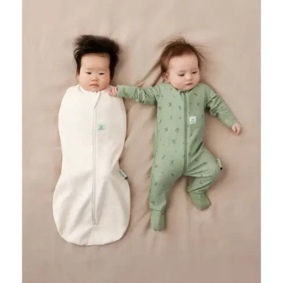 ergoPouch Cocoon Swaddle Sack 0.2 TOG Oatmeal Marle image {13}