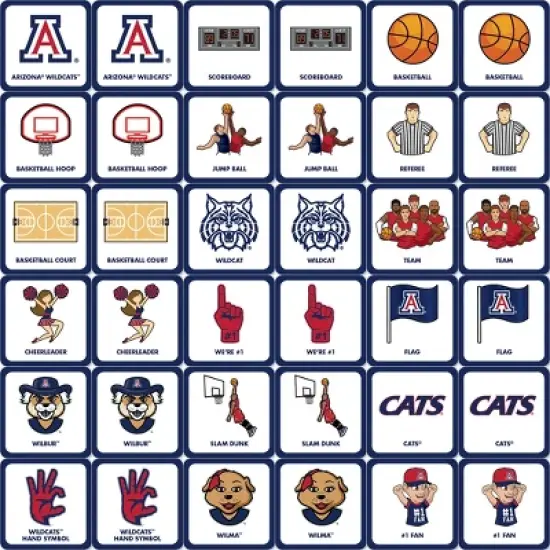 MasterPieces Officially Licensed NCAA Arizona Wildcats Matching Game for Kids and Families image {2}