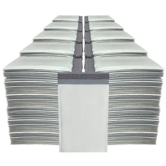 UOFFICE Pack of 500 Poly Bubble Mailer Bags 6.5"x10" - #0 Padded Envelopes with Self-Sealing Closure image {3}