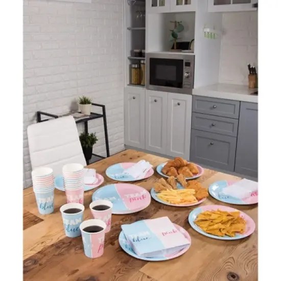 Blue Panda 150PC Luncheon Cocktail Disposable Napkins Gender Reveal Baby Shower Party Supplies, 2-Ply image {2}