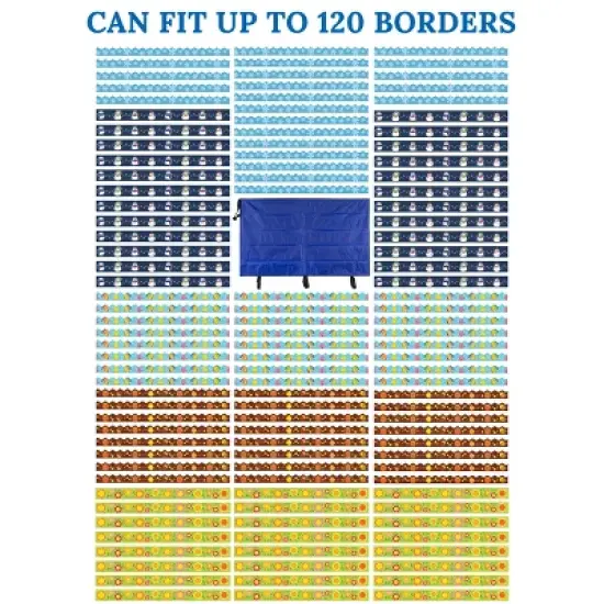 Carson Dellosa Education 2-Pack Border Pocket Chart Storage (2 pocket charts) image {4}