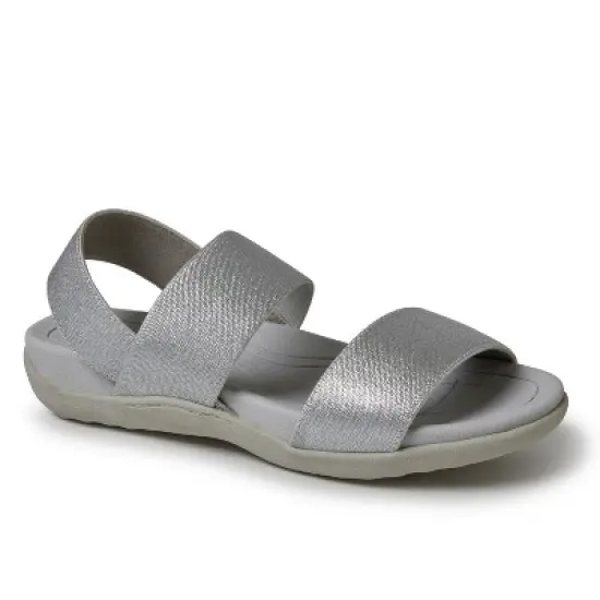 Dearfoams Women's Sloane Low Foam Back Strap Sandal image {7}