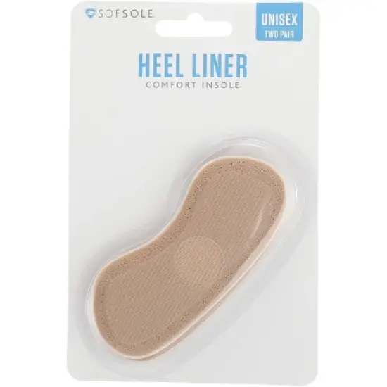 Sof Sole Heel Liner Comfort Shoe Insole Cushions - 2 Pack image {2}