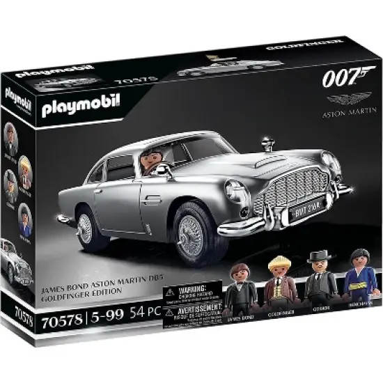 Playmobil James Bond Playmobil 70578 Aston Martin DB5 Building Set | Goldfinger Edition image {1}