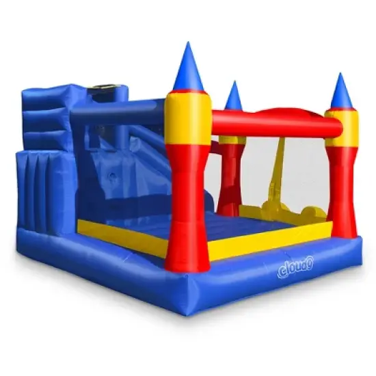 Cloud 9 Royal Slide Bounce House - Inflatable Bouncer with Blower image {2}