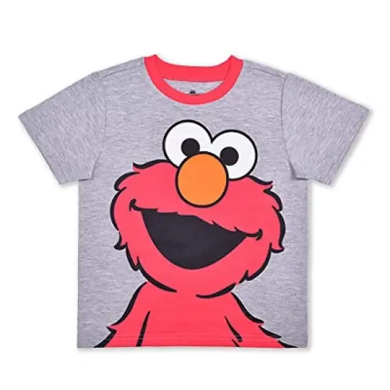 Sesame Street Boy's 2-Piece Short Sleeve Graphic Tee Shirt and Printed Jogger Pant Set for toddler image {2}