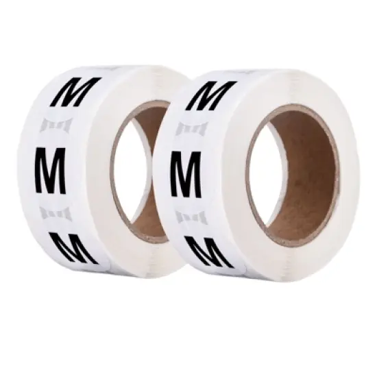 Unique Bargains Self-Adhesive Kids Clothing Size Sticker Labels 2 Rolls 1000 Pcs image {5}