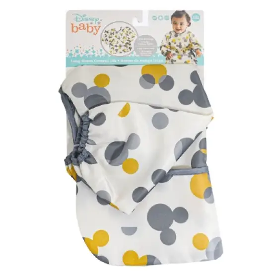 Disney Mickey Mouse Water-Resistant Polyester Long-Sleeve Coverall Bib image {9}