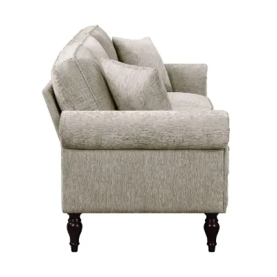 Evok Contemporary Chenille Upholstered Sofa - miBasics image {4}