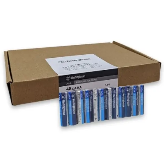 Westinghouse AAA Dynamo Alkaline Battery 48-Pack Blue image {1}