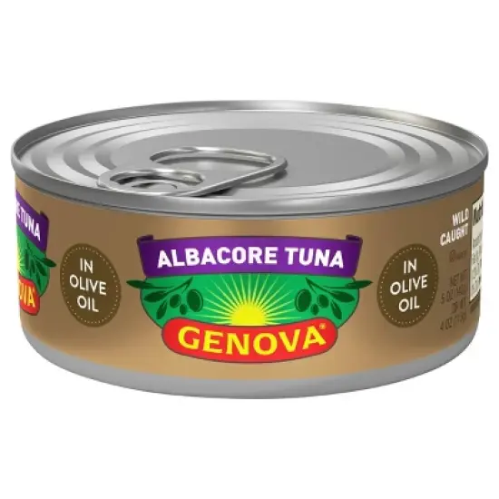 Genova Solid White Tuna in Olive Oil - 5oz image {2}