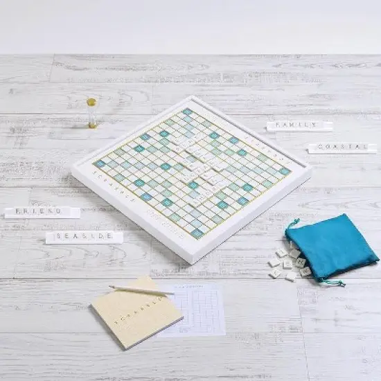 WS Game Company Scrabble Bianco Edition Board Game image {2}