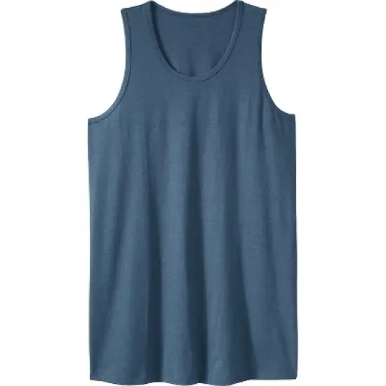 KingSize Men's Big & Tall Shrink-Less&trade; Lightweight Longer-Length Tank image {7}