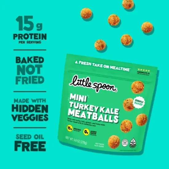 Little Spoon Frozen Meatballs - 10oz image {1}