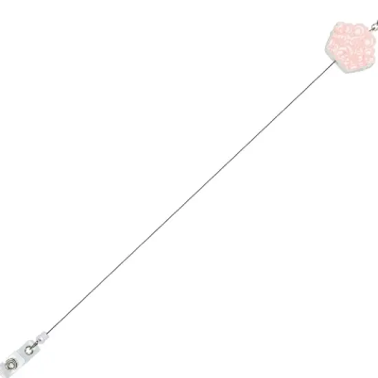 Wicked Retractable Reel Lanyard Glinda The Good Witch ID Badge Holder Keychain Pink image {2}