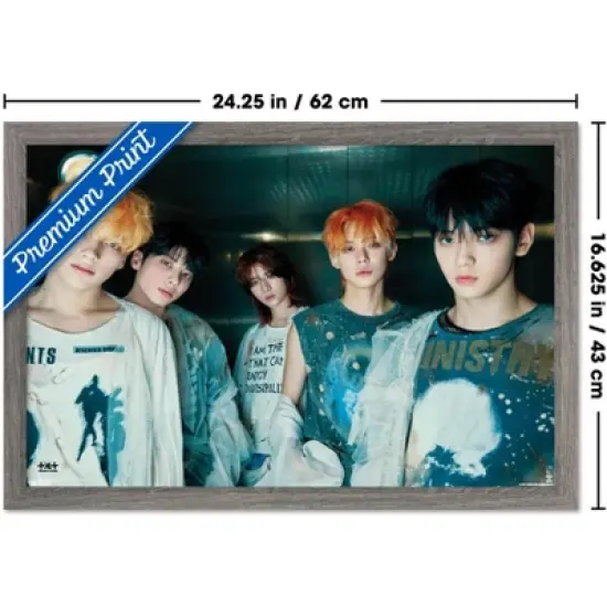 Trends International TOMORROW X TOGETHER - The Name Chapter: FREEFALL - MELANCHOLY Framed Wall Poster Prints image {2}