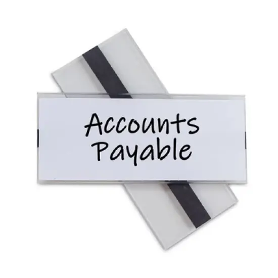 C-Line Magnetic Label Holders, Clear, 10/Pack, 6" x 2.5" image {6}