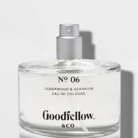 No.6 Cedarwood & Geranium Men's Cologne - 3.4 fl oz - Goodfellow & Co&trade; image {1}