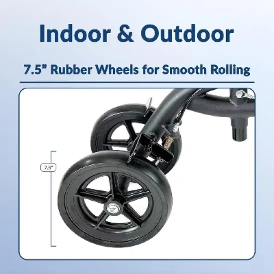 KneeRover Economy Steerable Knee Scooter Black image {8}
