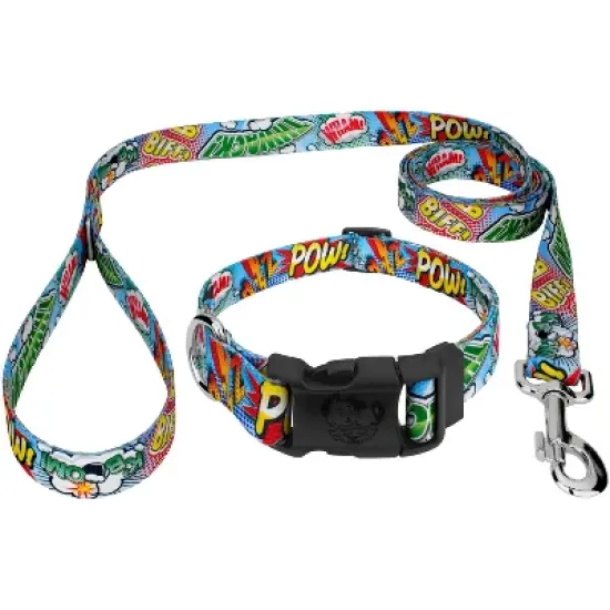 Country Brook Petz Deluxe Comic Pop Dog Collar and Leash image {5}