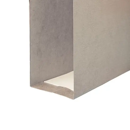 Smead TUFF  Hanging Box Bottom Folder with Easy Slide  Tab, 2" Expansion, 1/3-Cut Sliding Tab, Letter Size, Steel Gray, 18 Per Box (64240) image {4}