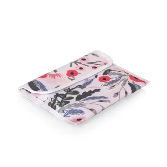 Picnic Time Promenade Floral Pattern Picnic Basket: Wicker & Canvas, Botanical Design, Disney's The Little Mermaid image {8}