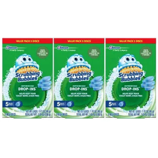 Scrubbing Bubbles Continuous Clean Drop-Ins Toilet Bowl Cleaner image {10}