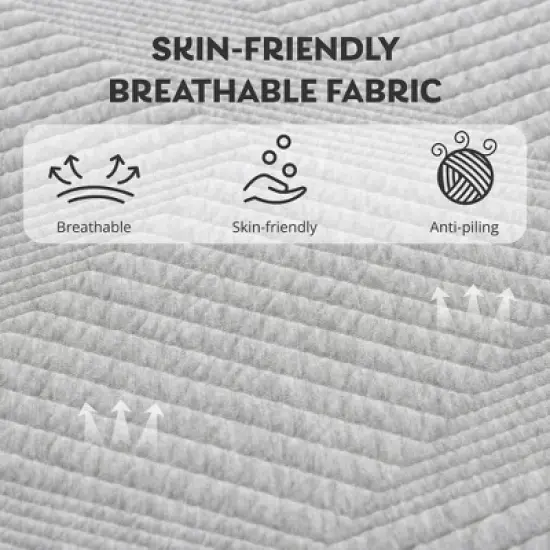 Ego 12" Medium Green Tea Adaptive Memory Foam Mattress image {5}