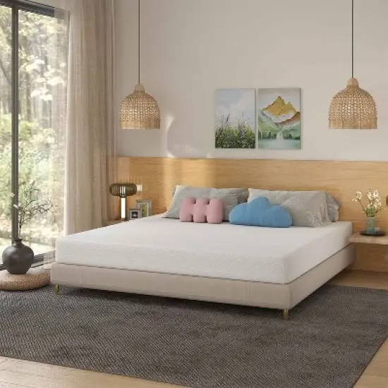 BestMassage 8 Inch Mattress Bamboo Charcoal Memory Foam Mattress Medium Firm Mattress CertiPUR-US Certified image {7}