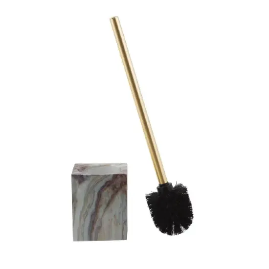 Agate Square Bowl Brush - Elle D&eacute;cor: Polypropylene Toilet Brush & Holder Set, Cleaning Accessory image {1}