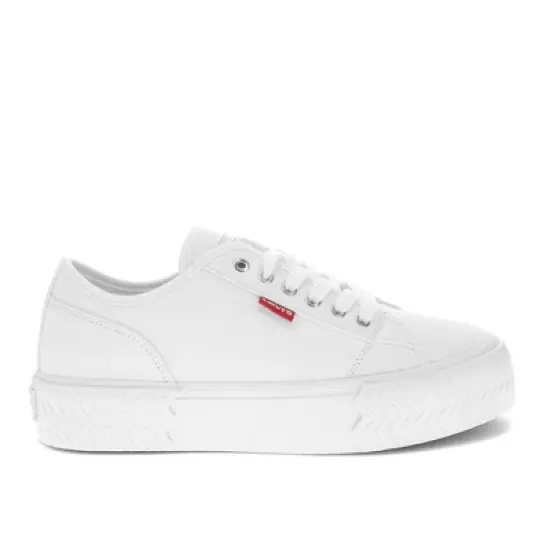 Levi's Womens Mdrn Lo Stacked Canvas Textured Casual Platform Sneaker Shoe image {5}