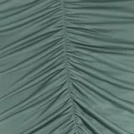 ELOQUII Women&rsquo;s Plus Size Capelet Ruched Dress image {2}