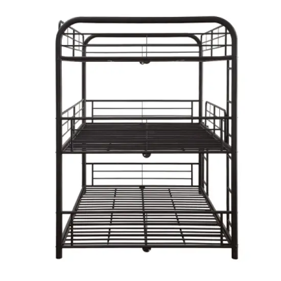 Full Cairo Triple Bunk Bed Sandy Black - Acme Furniture image {2}